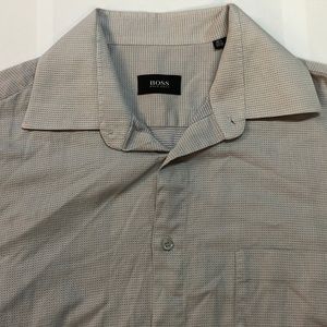 Hugo Boss Button Up Shirt, Size 16 1/2- 34/35